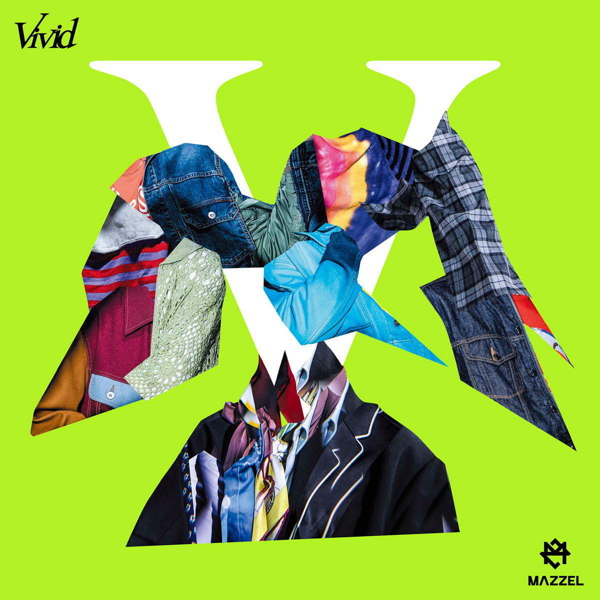 MAZZELのデビュー曲「Vivid」のジャケット