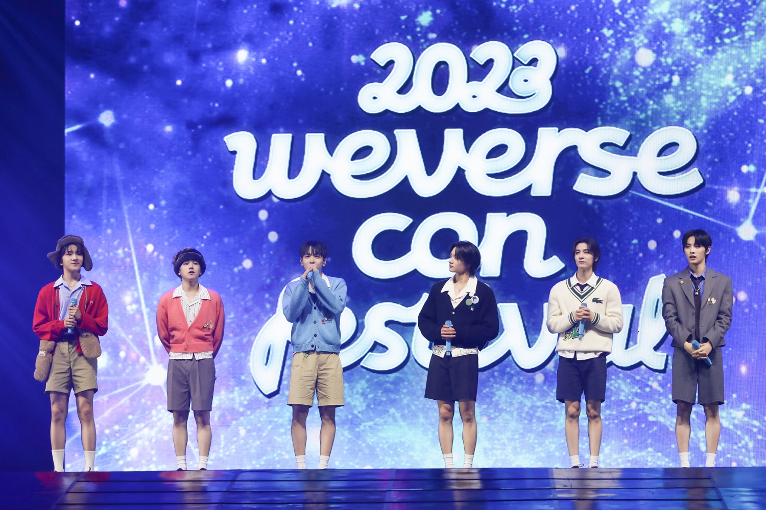 BOYNEXTDOOR 韓国大型音楽フェス「2023 Weverse Con Festival」初日公演にデビュー12日目で早くも登場