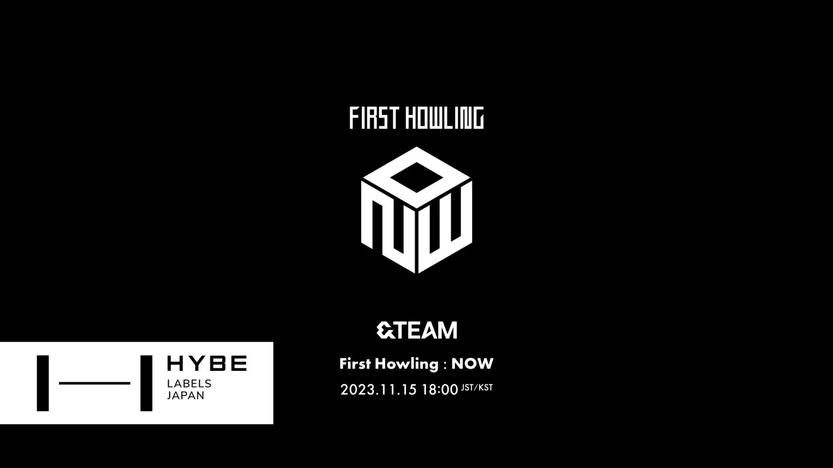 &TEAM　アルバム「First Howling:NOW」のロゴモーションを公開