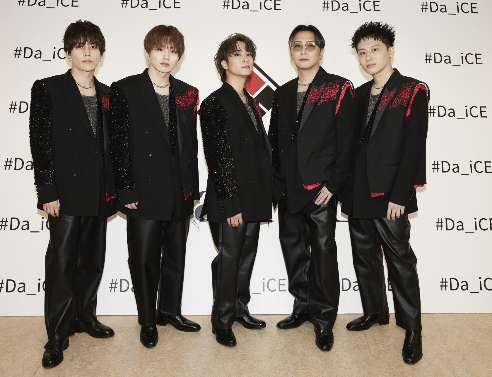 デビュー10周年ライブを日本武道館で行ったDa-iCE。（左から）岩岡徹、花村想太、和田颯、大野雄大、工藤大輝