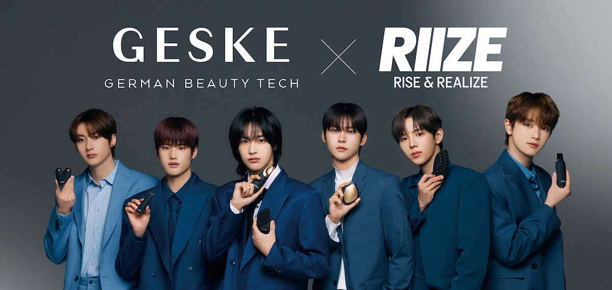 RIIZE 美容ツールブランド「GESKE」日本アンバサダーに就任