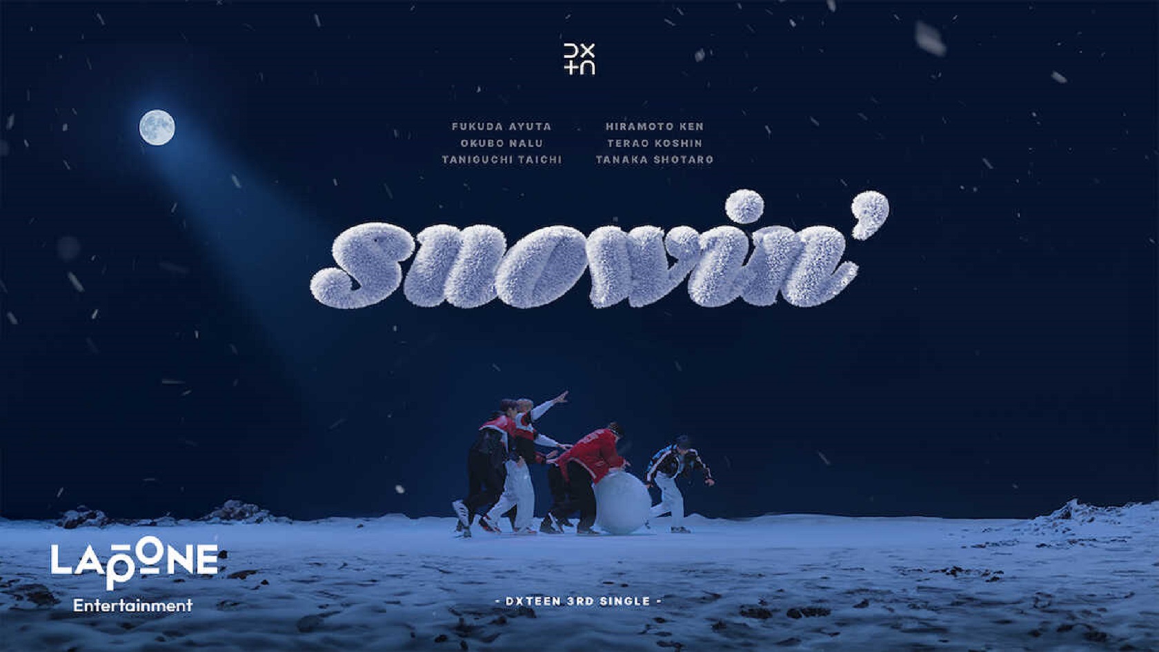新曲「Snowin’」のミュージックビデオ©LAPONE　Entertainme