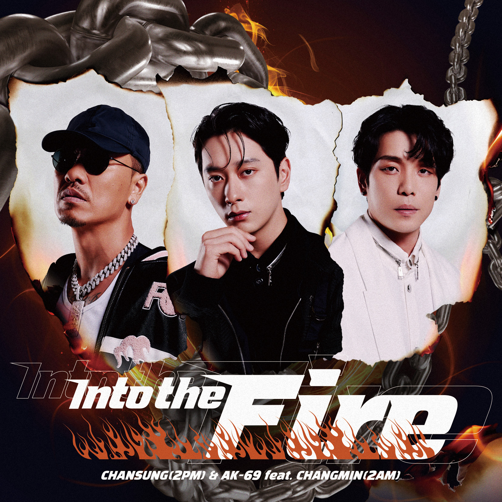 2PMチャンソン シングル「Into the Fire」のジャケット写真公開&ファンクラブ限定盤オリジナル特典付で販売開始
