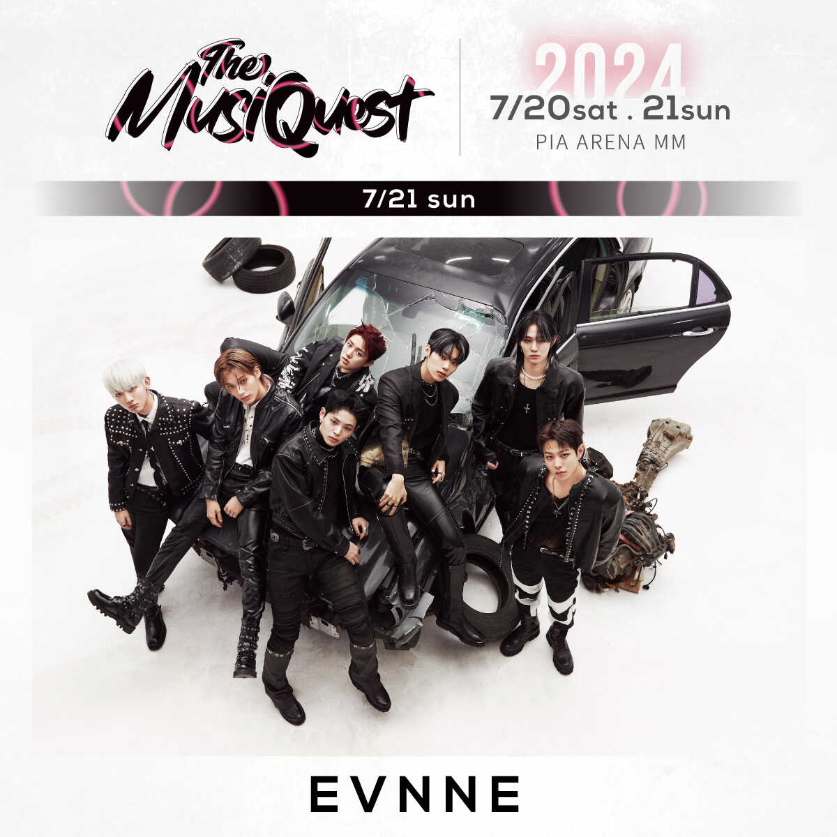 EVNNE 7月開催の音楽イベント「The MusiQuest 2024」に出演決定!