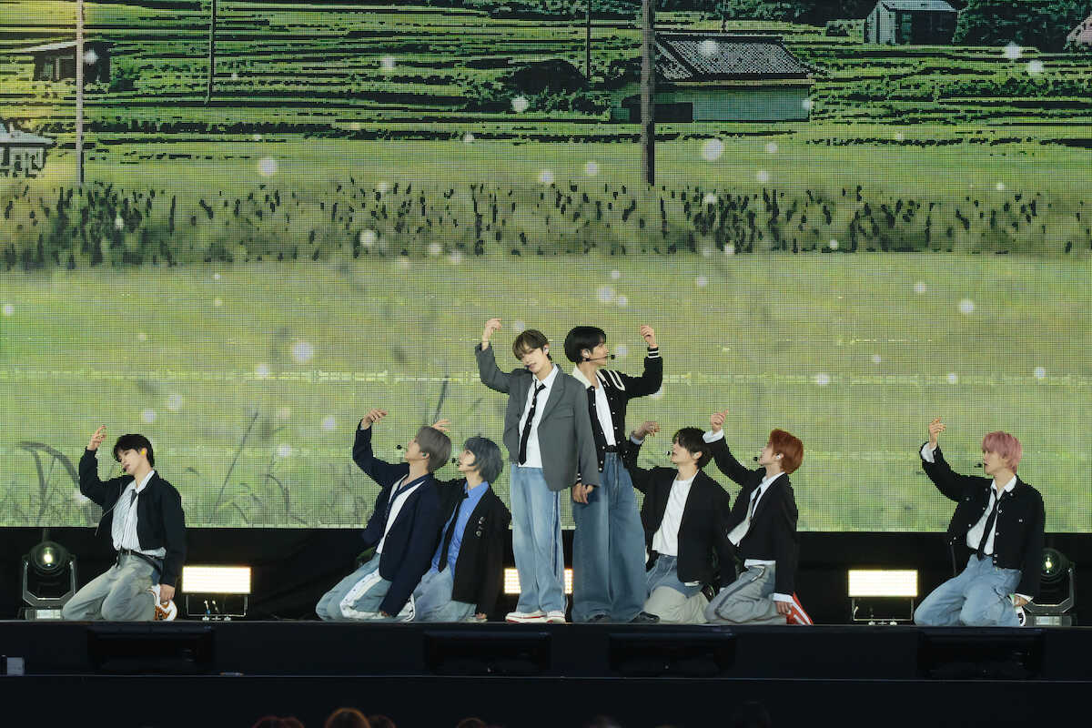 ステージ上で魅せるEPEX　
「KCON　JAPAN　2024」©CJ　ENM　CO.，　LTD，　ALL　RIGHTS　RESERVED