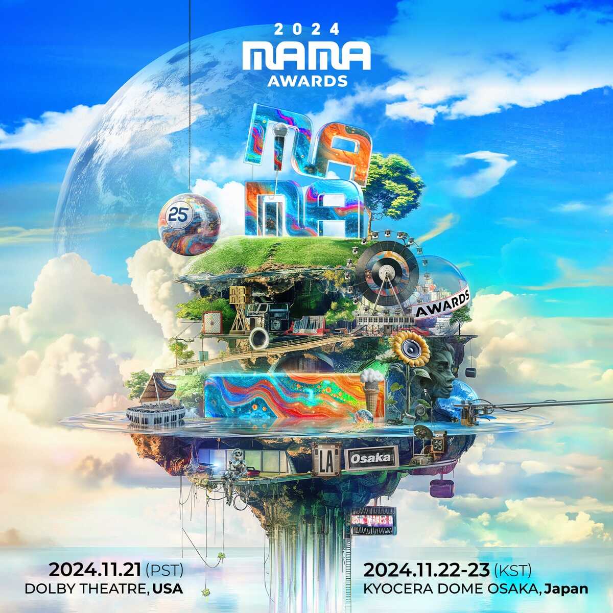 米ロサンゼルスのドルビー・シアターと京セラドーム大阪での開催が決定した「2024　MAMA　AWARDS」ⓒ　CJ　ENM　Co.，　Ltd，　All　Rights　Reserved