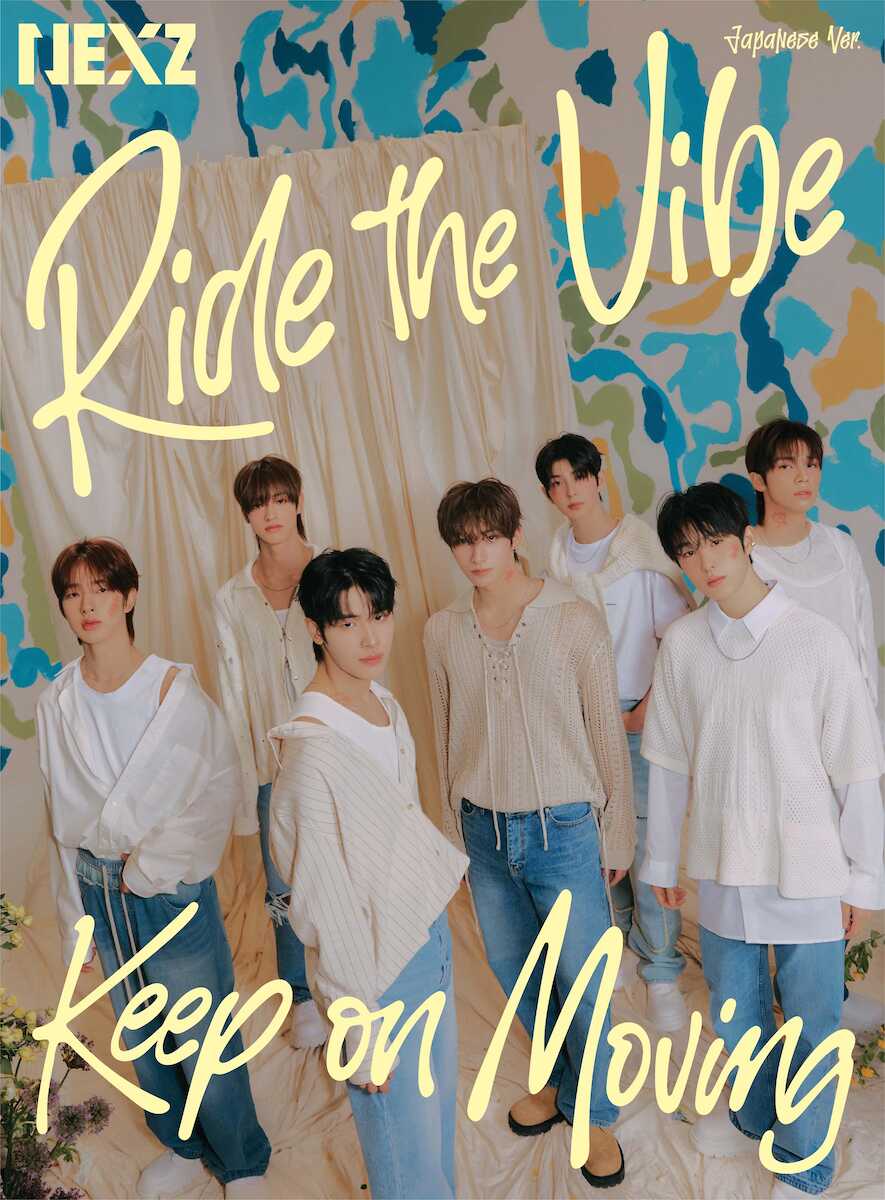 NEXZの日本初EP「Ride　the　Vibe　（Japanese　Ver.）」初回生産限定盤Aのジャケット写真