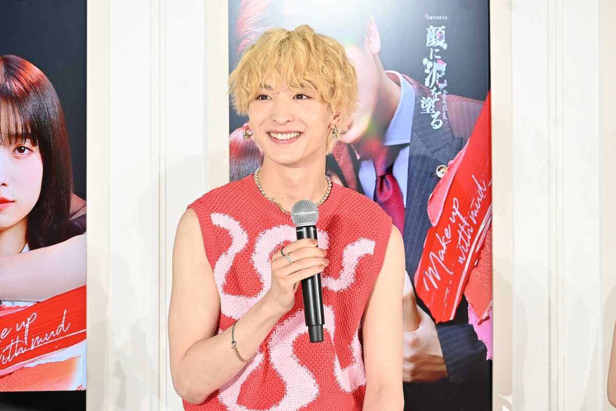 FANTASTICS 木村慧人「可愛いです」女装挑戦で自ら太鼓判!テレ朝「顔に泥を塗る」でジェンダーフリー男子役