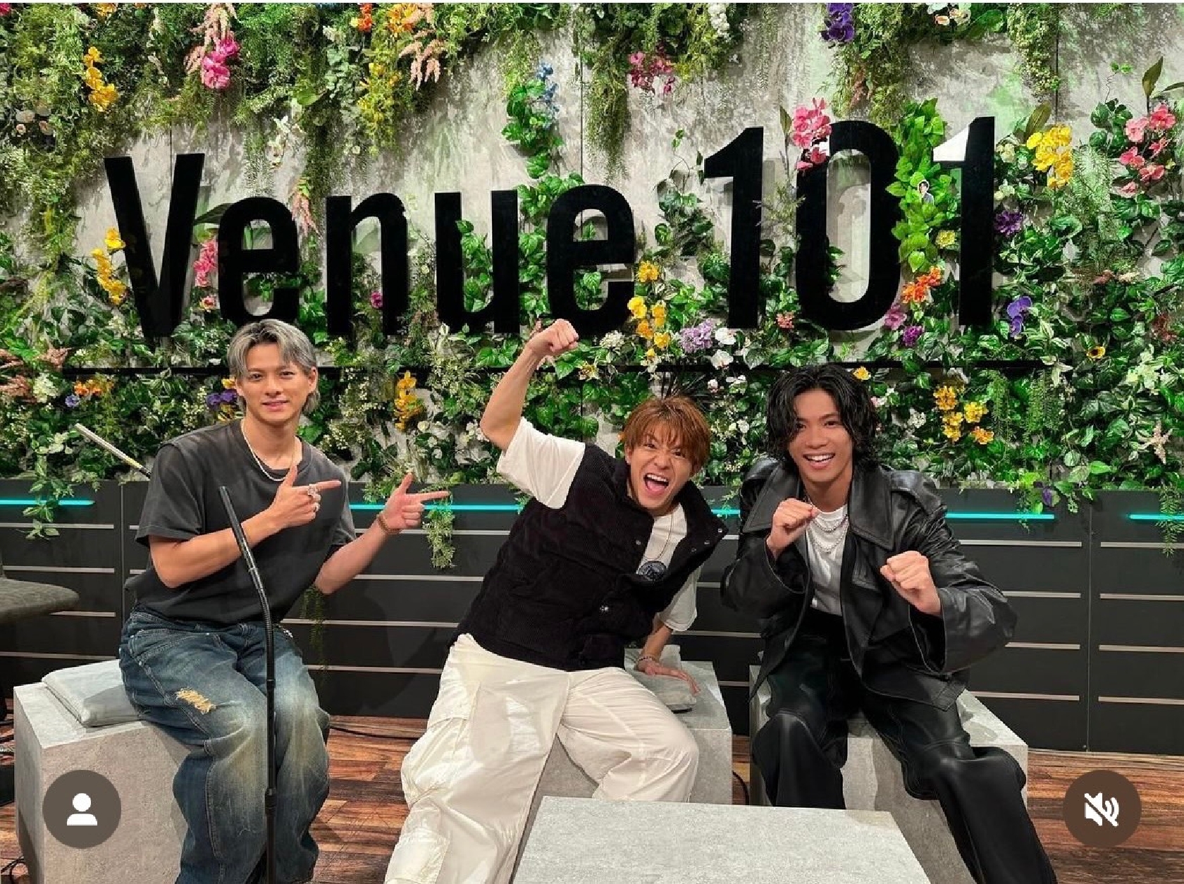 Number_iスタッフはインスタグラムで｢Venue101｣出演を報告した(Number_iスタッフ公式インスタグラムから)