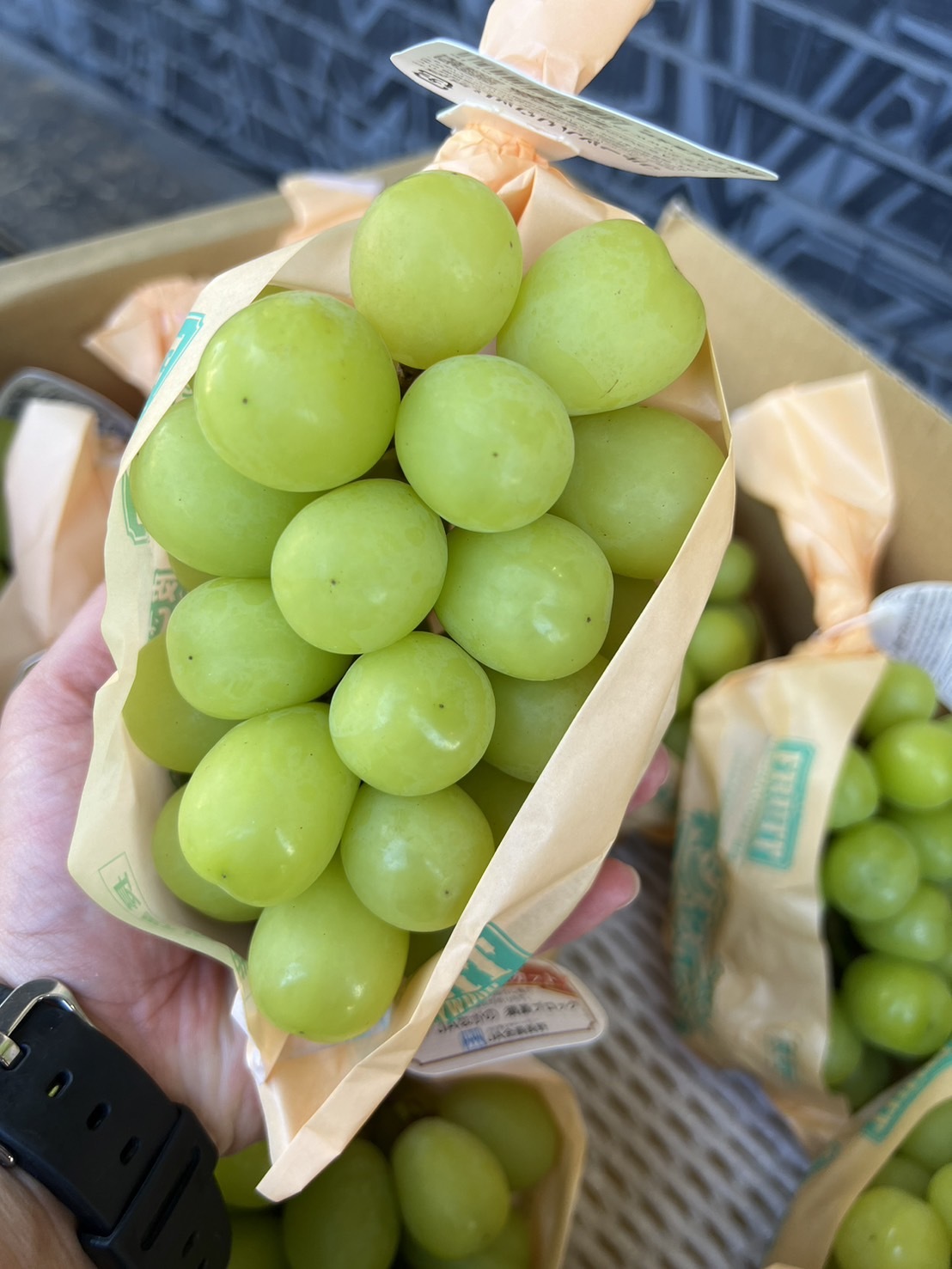 長野県産の「シャインマスカット」