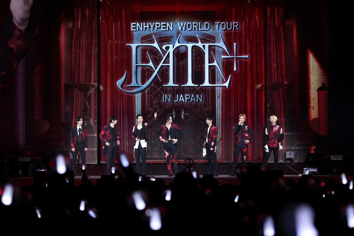 ENHYPENの日本ツアー「ENHYPEN　WORLD　TOUR　’FATE　PLUS’　IN　JAPAN」宮城公演　（P）＆（C）　BELIFT　LAB　Inc.