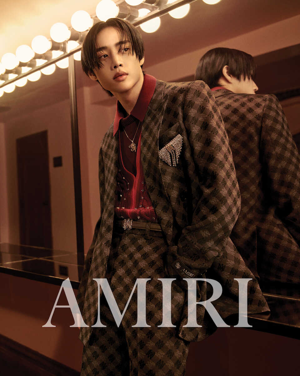 「AMIRI」アンバサダーとして秋冬広告に登場したTHE　BOYZソヌ