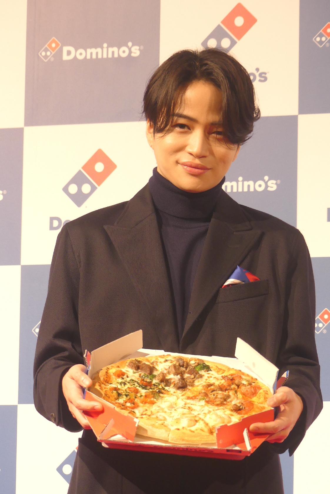 Fuma Kikuchi, appointed as the ambassador for Domino's pizza