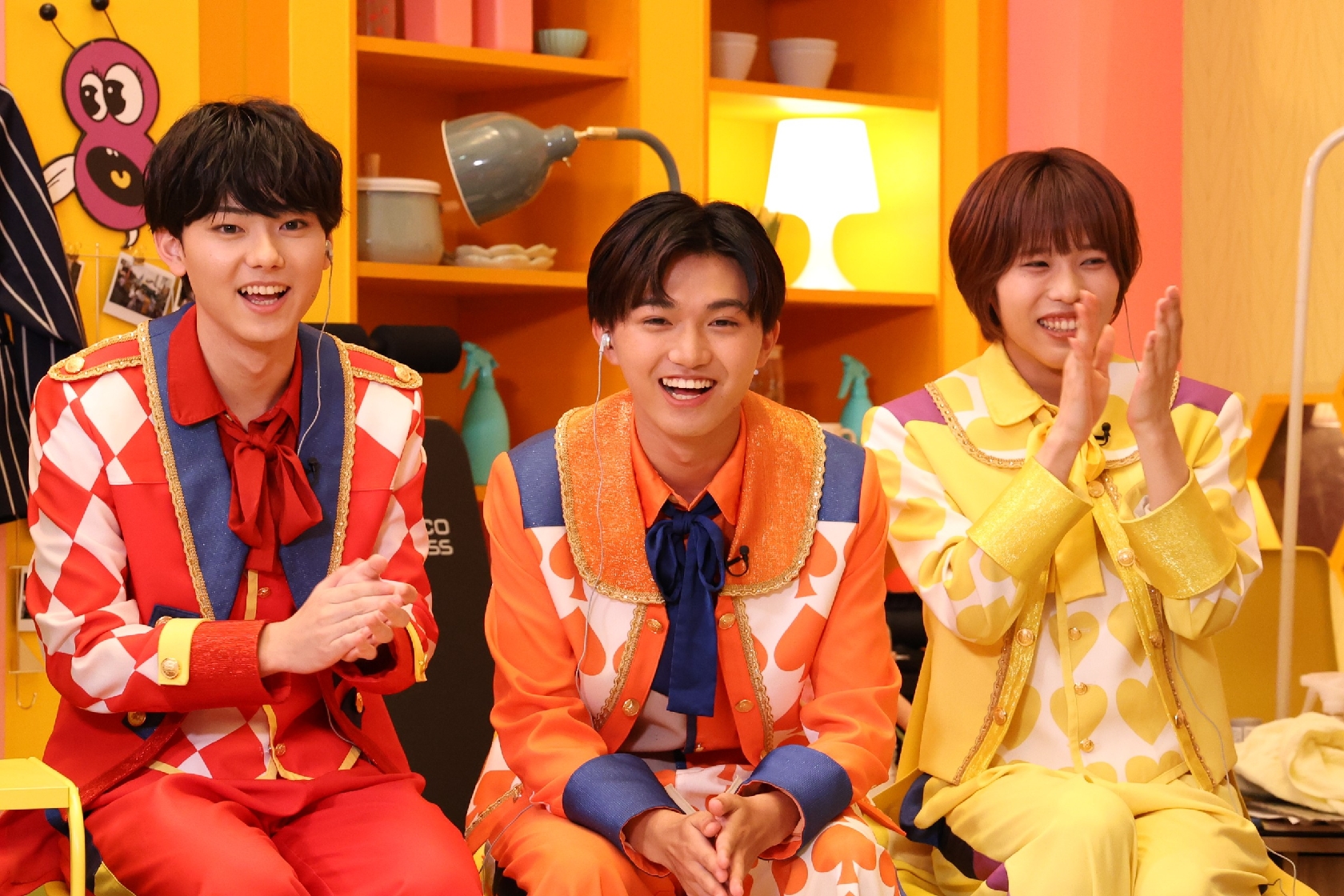 THE SUPER FRUIT 小田惟真、田倉暉久、星野晴海が「深夜のハチミツ!! Bee the top」にゲスト出演