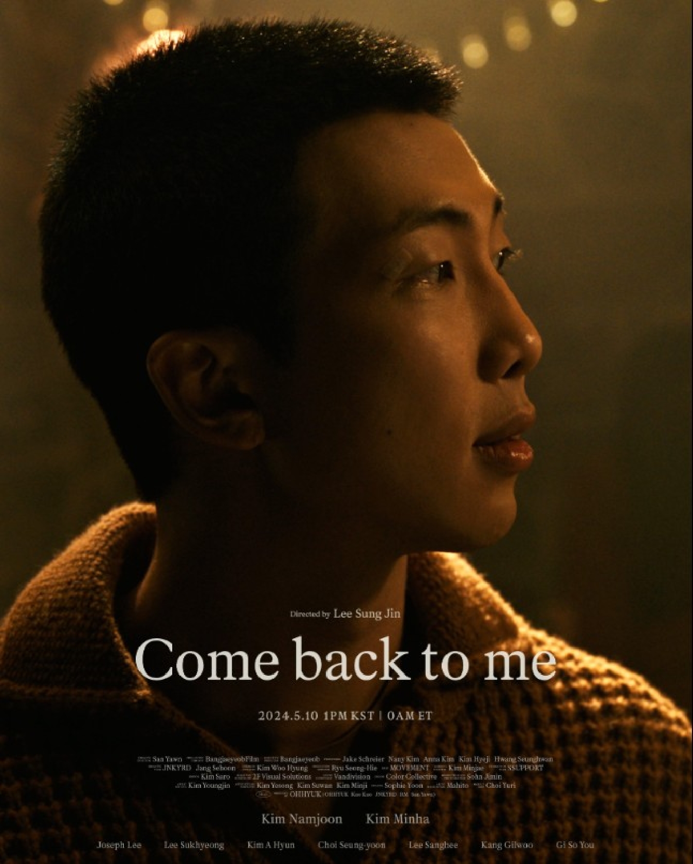 ｢RM 'Come back to me｣のポスタービジュアル