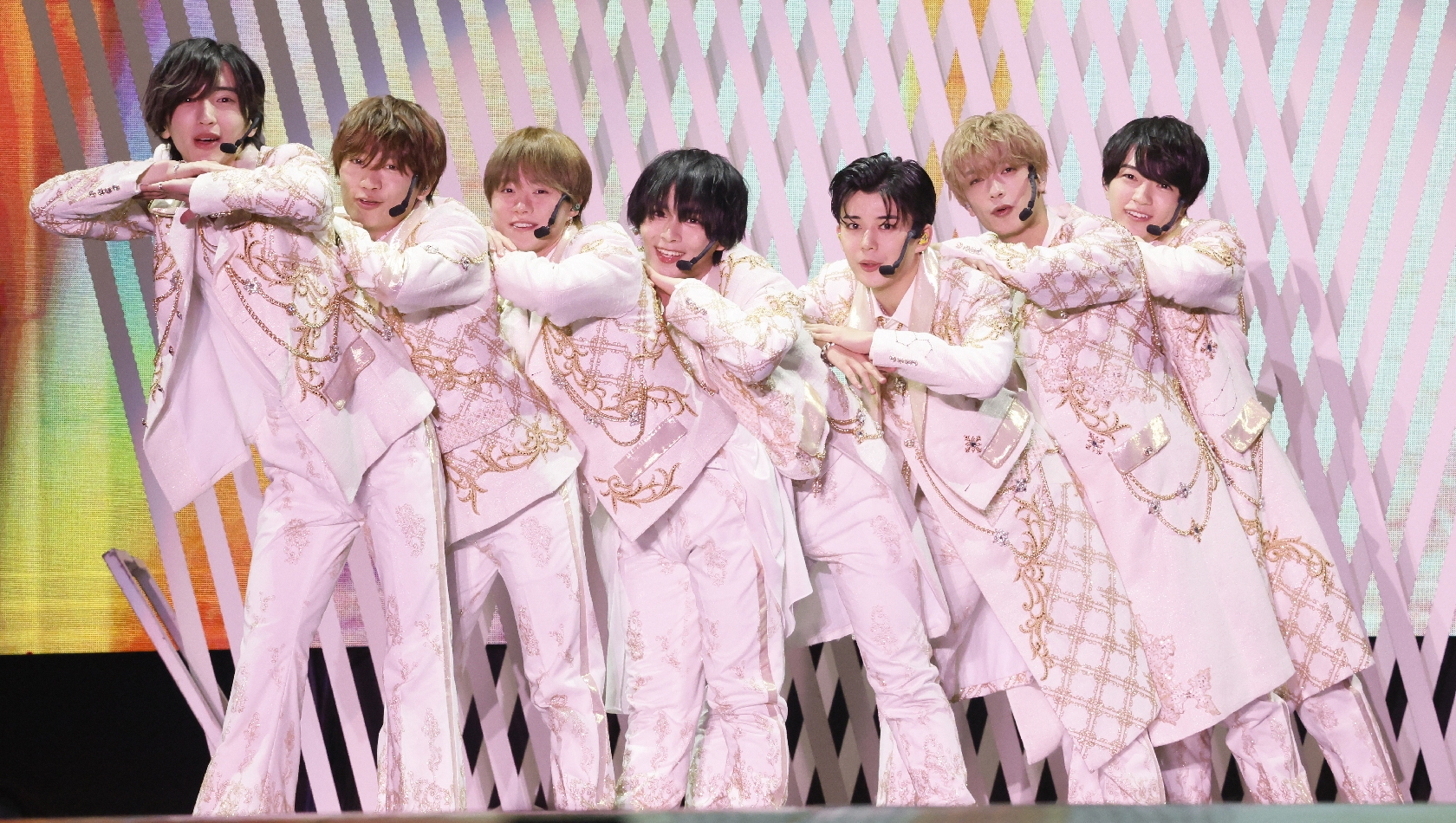 Naniwa Danshi during their first overseas concert