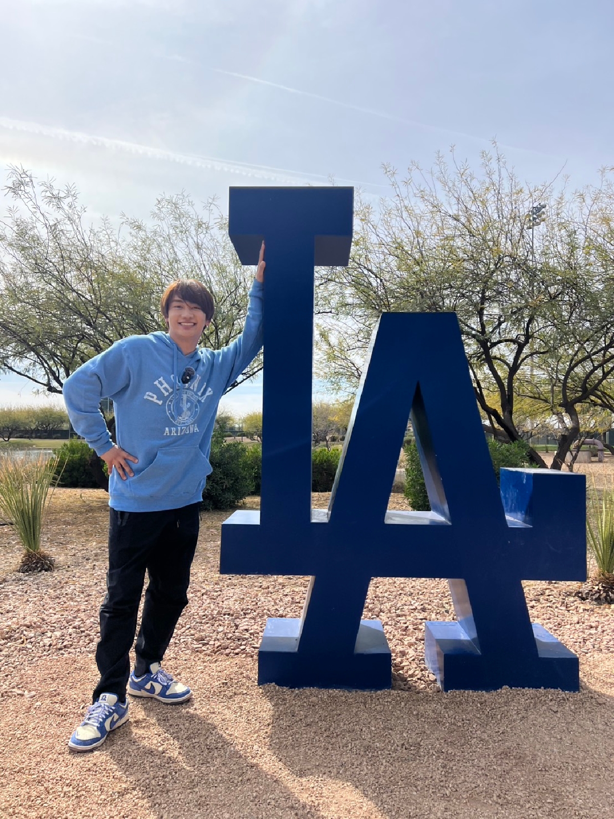 なにわ男子・藤原丈一郎 米アリゾナで3年連続MLBキャンプ取材!