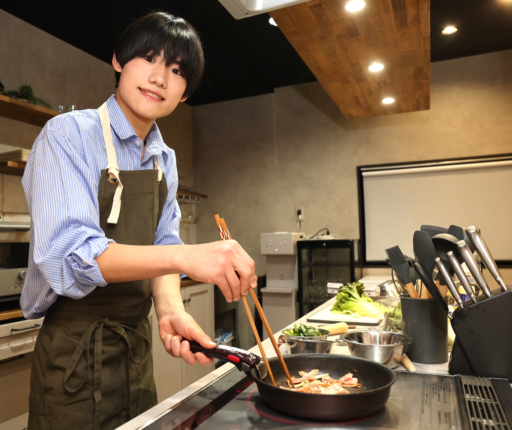 【ベストショットJr.】Boys be 北村仁太郎、得意はチャーハン!夢はでっかく「アイドルでも料理でも三つ星」いただきます