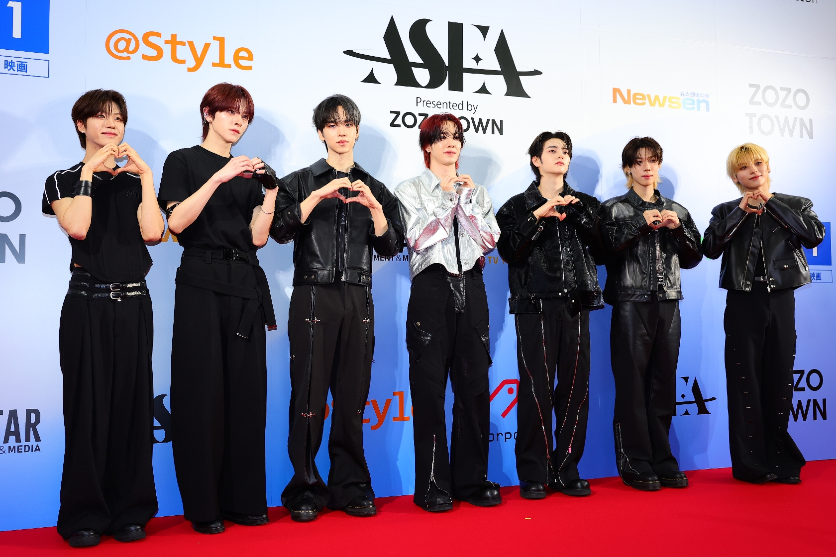 n.SSign ASEA2025レッドカーペットで「ASEAに出ることができて本当にうれしい」