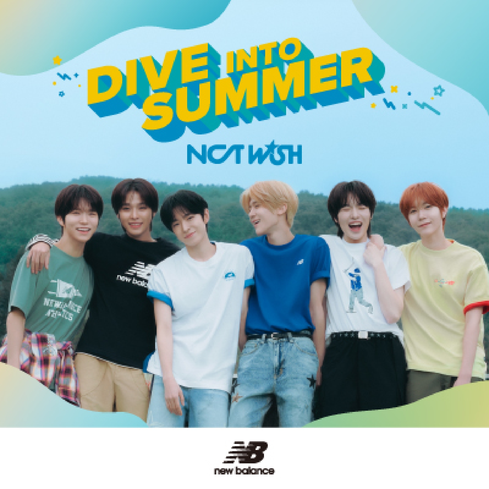 NCT WISH ニューバランス「SUMMER Tee」の新ビジュアル&メイキングがABCマートの特設サイトで公開
