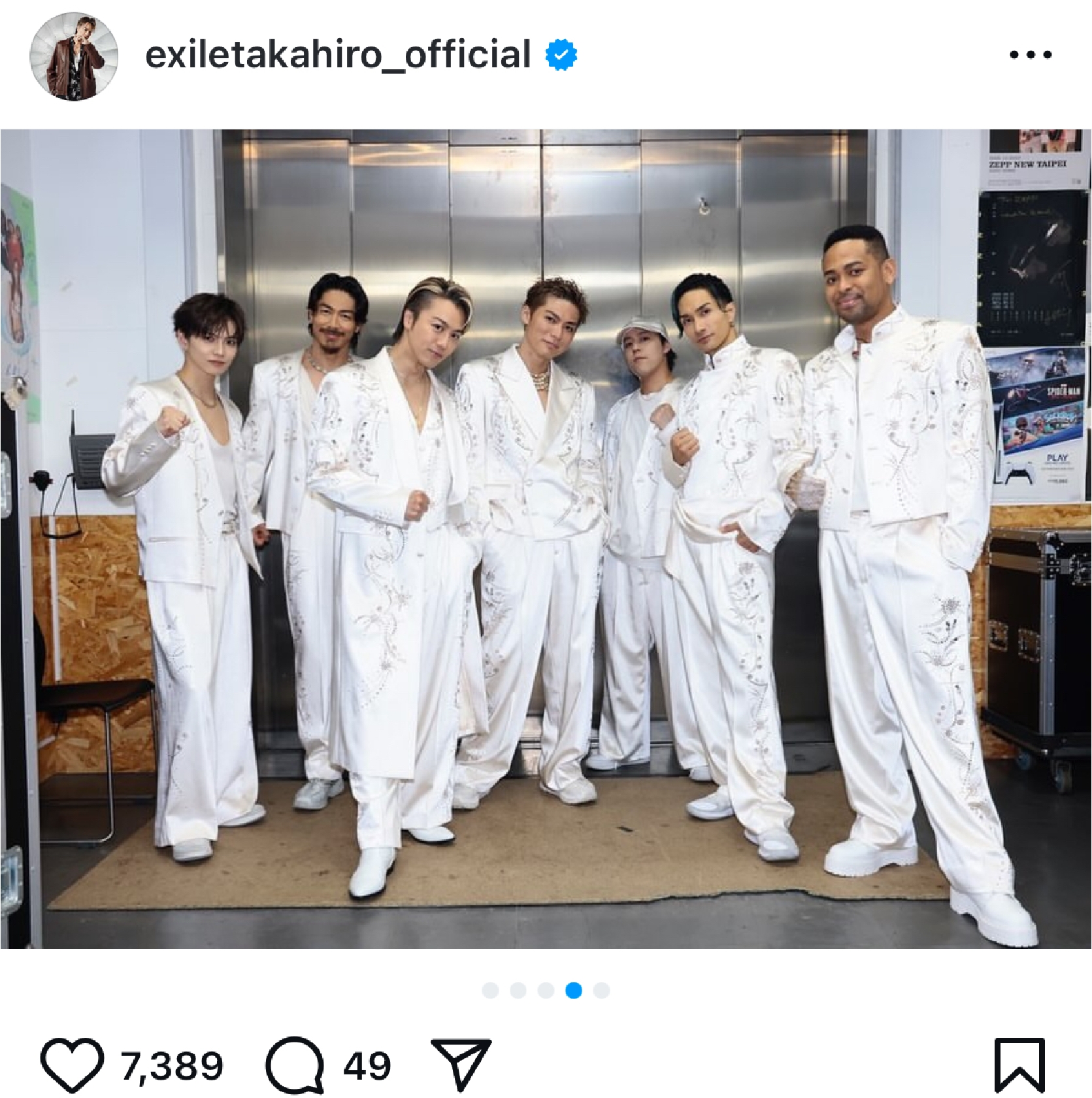 TAKAHIRO 台湾でのオフショット公開 メンバーたちと何度もご飯「仲良しすぎる」「カッコ良すぎてビックリ」