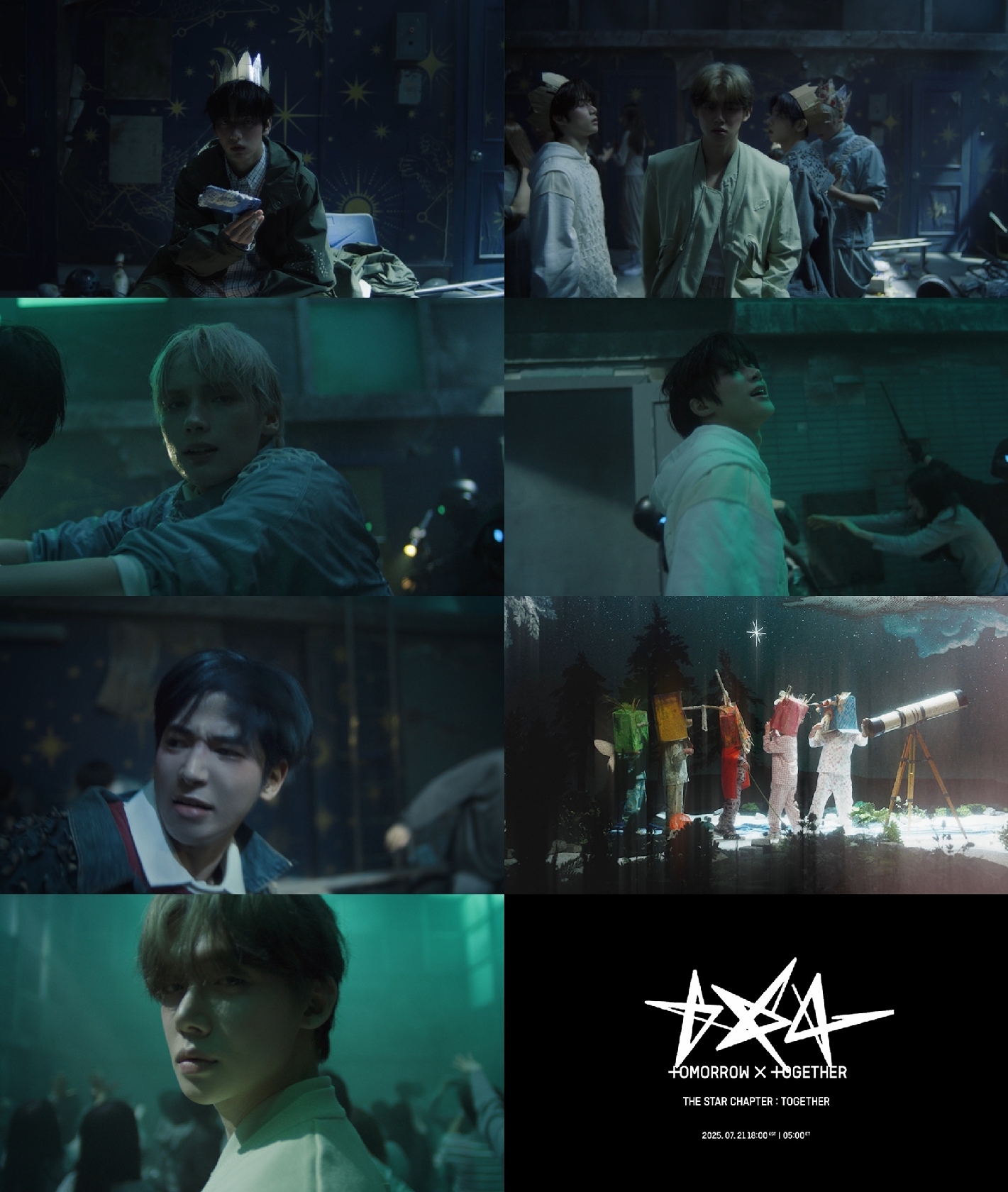 TOMORROW X TOGETHER アルバム「The Star Chapter…」予告映像公開 すれ違う少年たちに込めた物語は…