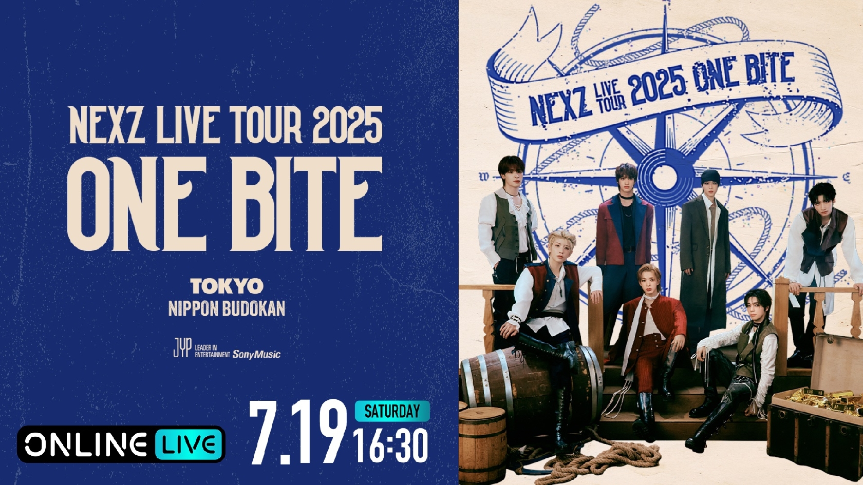 NEXZ、7月19日の日本武道館公演 ABEMA PPVでの生放送が決定! “NEXZだけの旅”をテーマにした初全国ツアー