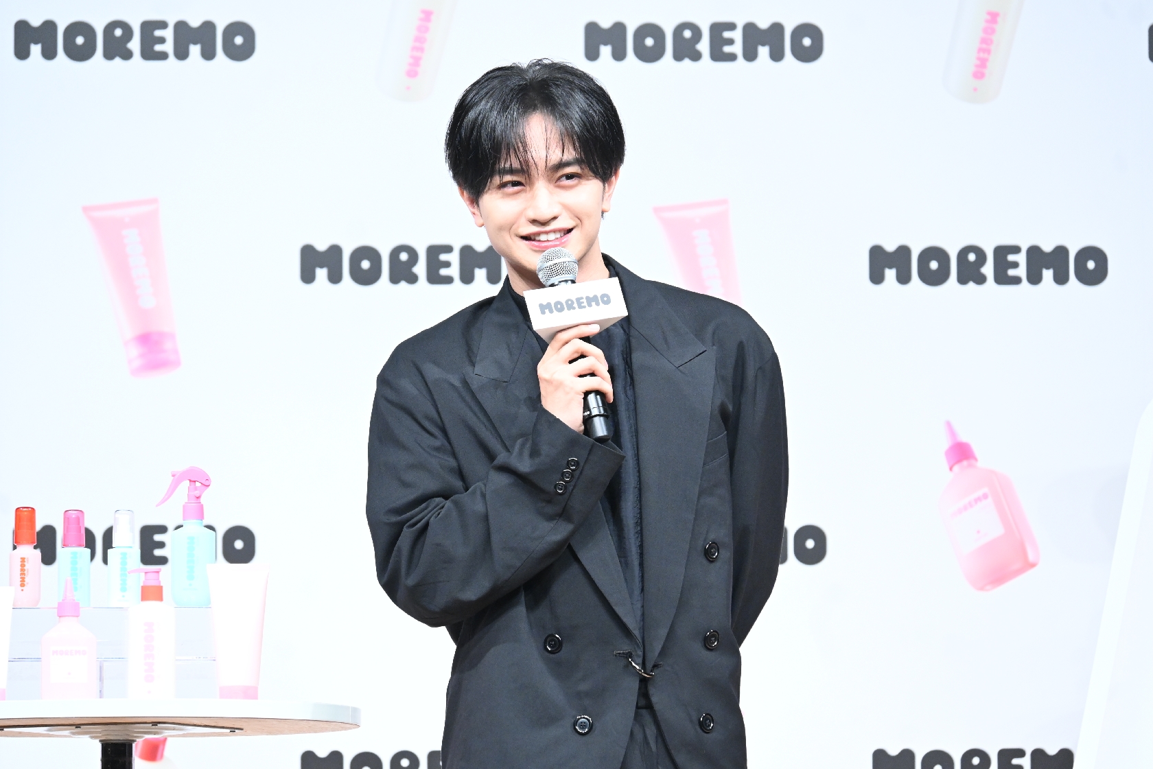 中島健人 韓国発ヘアケアブランド「MOREMO」の新CM発表会に出席