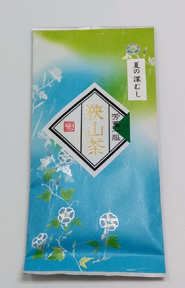 【プレゼント】新井園本店の狭山茶100%の夏限定茶「夏の深むし」80gを3人に