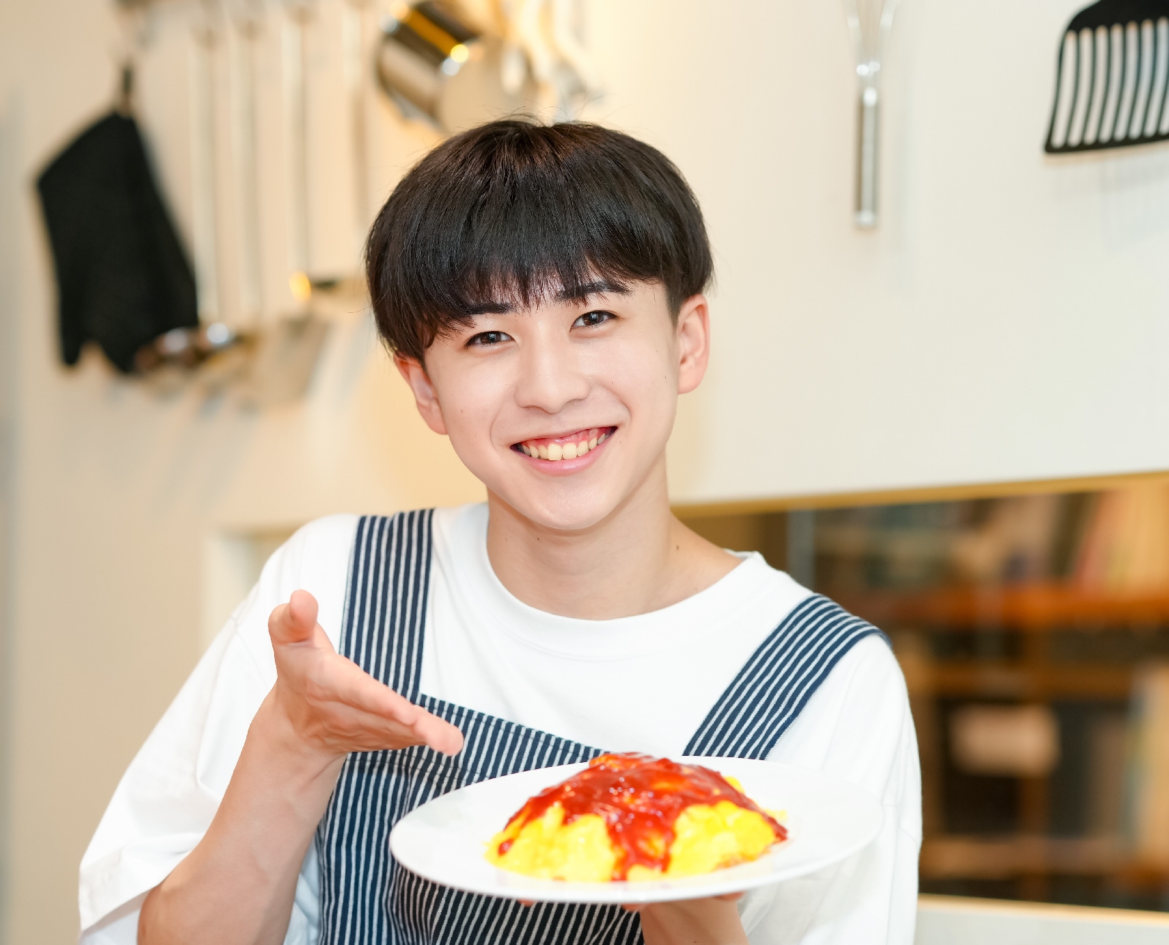 【ベストショットJr.】“スーパーアイドルの卵”松浦銀志の作るオムライス、おいしいよ♡いつかファンの前でも料理したいな～