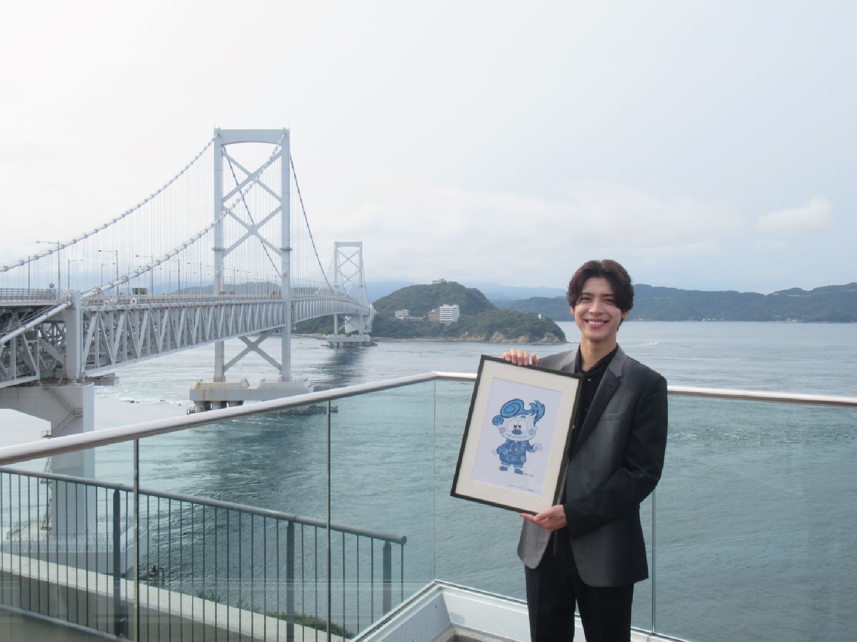 timelesz 松島聡、ライバルはミャクミャク?デザインした淡路島の道の駅キャラ・淡路うず助に「そうなったらいいですね」