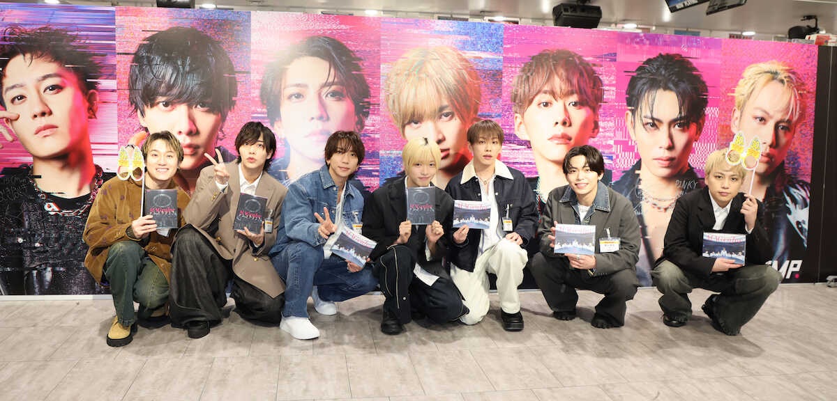 【IMP.通信】念願の「店頭CDデビュー」!渋谷タワレコで夢実現、佐藤新「本当にうれしい」