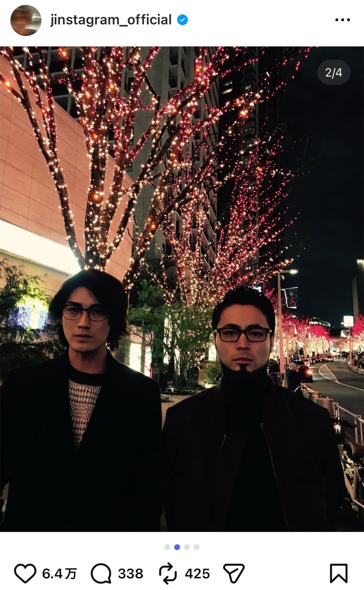 赤西仁「彼女と過ごしたクリスマスからはや10年」突如ツーショット投稿、大反響「お似合い」「彼女可愛い」