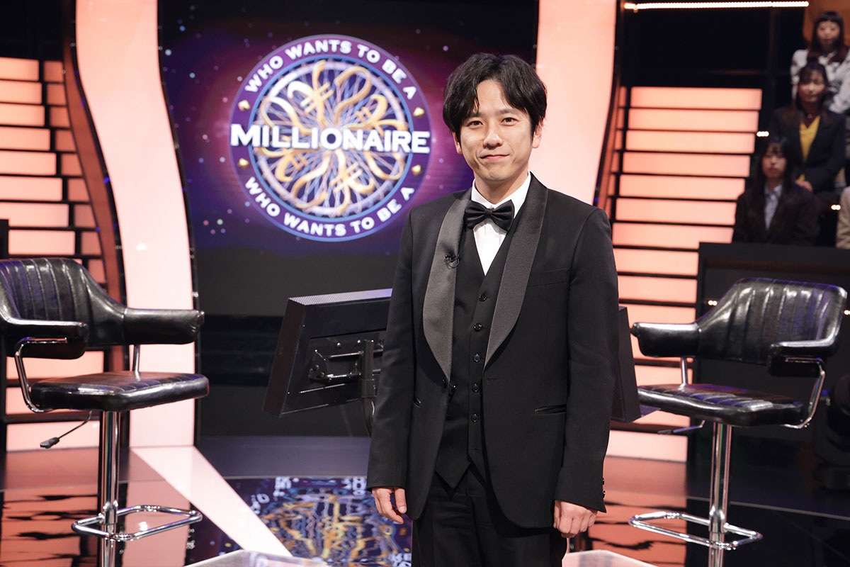 13年ぶり「クイズ$ミリオネア」二宮和也が2代目司会者 橋本環奈が復活1発目で1000万円獲得!