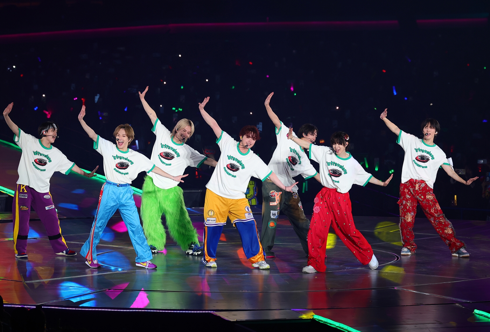 【Travis Japan】7人勢ぞろいでツアー初日!横アリ1万5000人熱狂、松倉海斗演出で「時空超え」の音楽旅