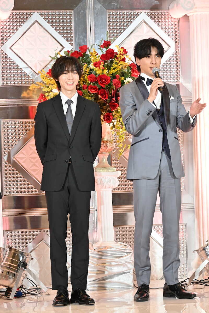 藤井流星&七五三掛龍也、新ドラマ「ぜんぶ、あなたのためだから」会見で理想の結婚式を語る