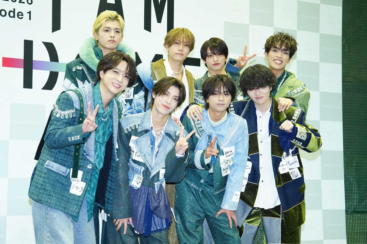 【timeleszあいさつ①】佐藤勝利「この8人でいられることがうれしい」、原嘉孝“名字”を得た喜び「誰ひとり置いていかない」