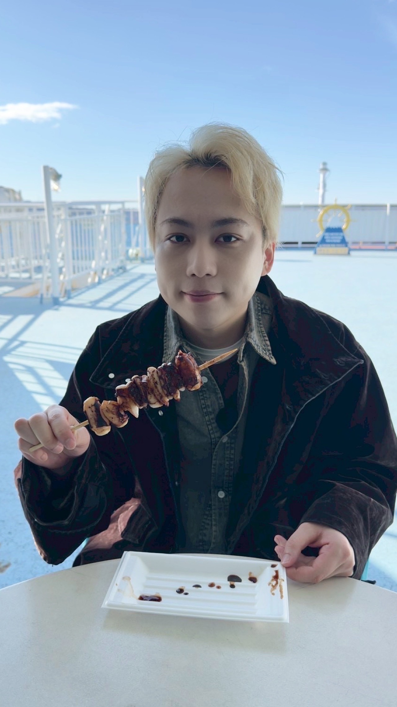 【IMP.通信】横原悠毅、伊豆を3時間で強行突破! 駿河湾フェリーで「まいう～」爆笑食レポ