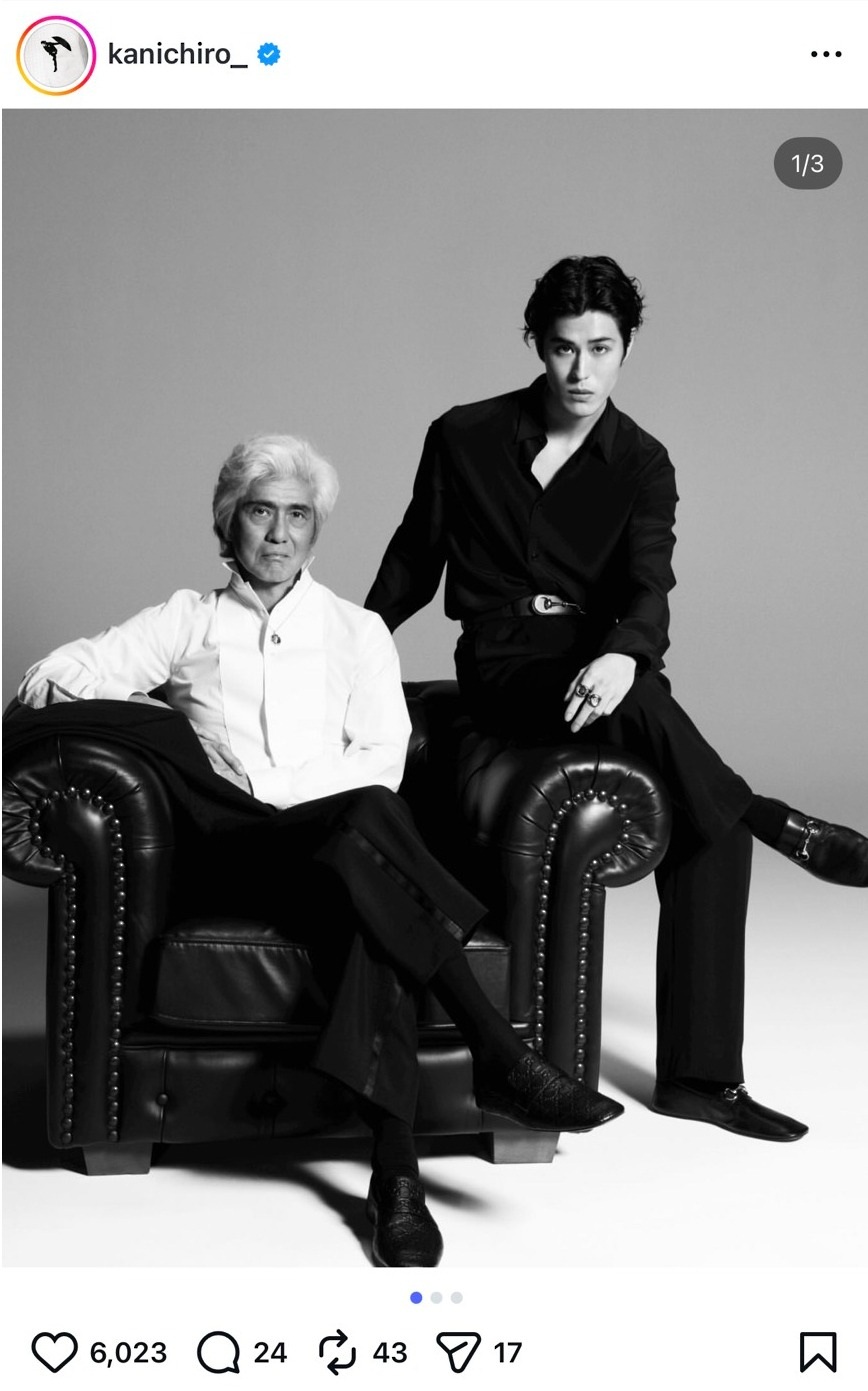 寛一郎、父・佐藤浩市との親子ショット公開!大反響「ほんっとうに素敵」「なんて格好いい親子なの」