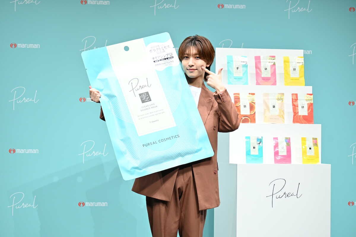 KEY TO LIT・中村嶺亜、初単独CM出演「日頃のスキンケアの努力が報われた」