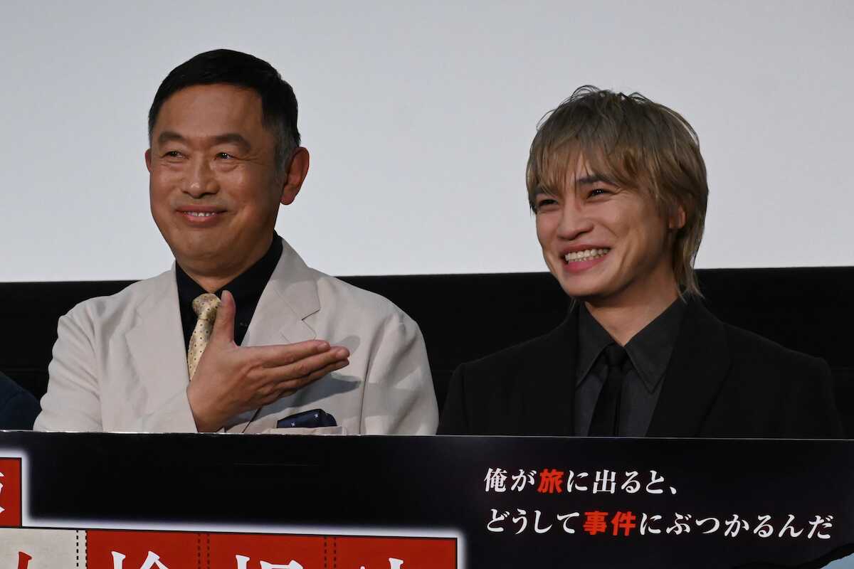 「ダブルたかし」結成!? 内藤剛志と二階堂高嗣が舞台あいさつ「たかしでございます」