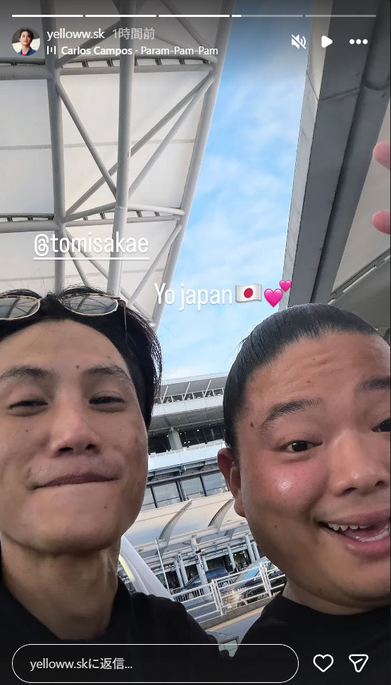 「VIVANT」で話題、チョッキー役の人気タイ人俳優が来日!ドラムがお出迎え「ようこそ日本へ」