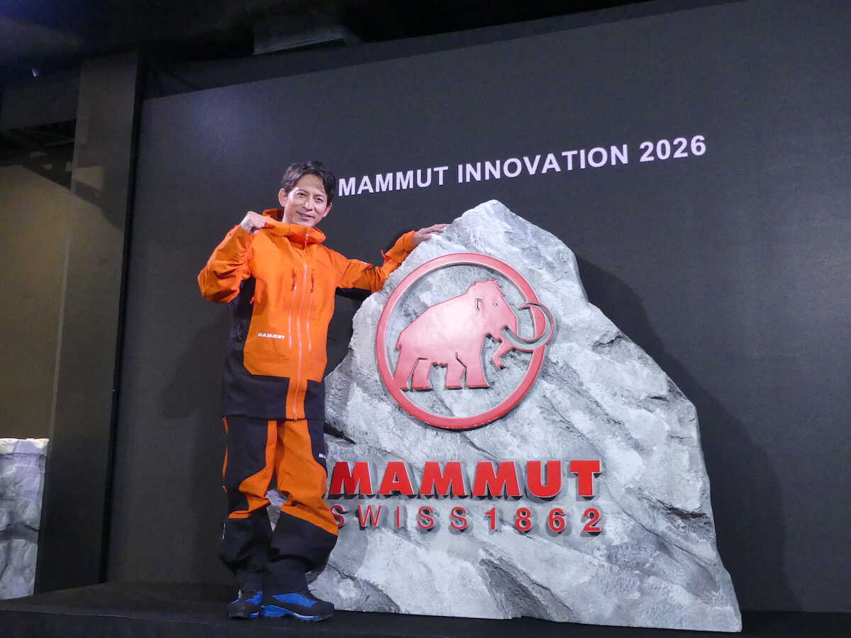 岡田准一、マムート発表会で高さ3メートルの「逆さ岩」登破!「“岡田のゴール”を目指して」とアピール