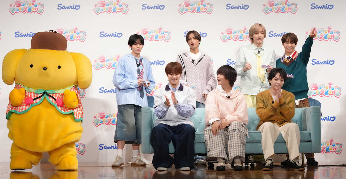 大橋和也、会見でド緊張 自己紹介ギャグを忘れる サンリオのゲームソフトCM出演
